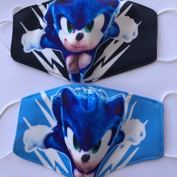 1 pc Kids face mask Sonic the Hedgehog - Picture 2 of 5